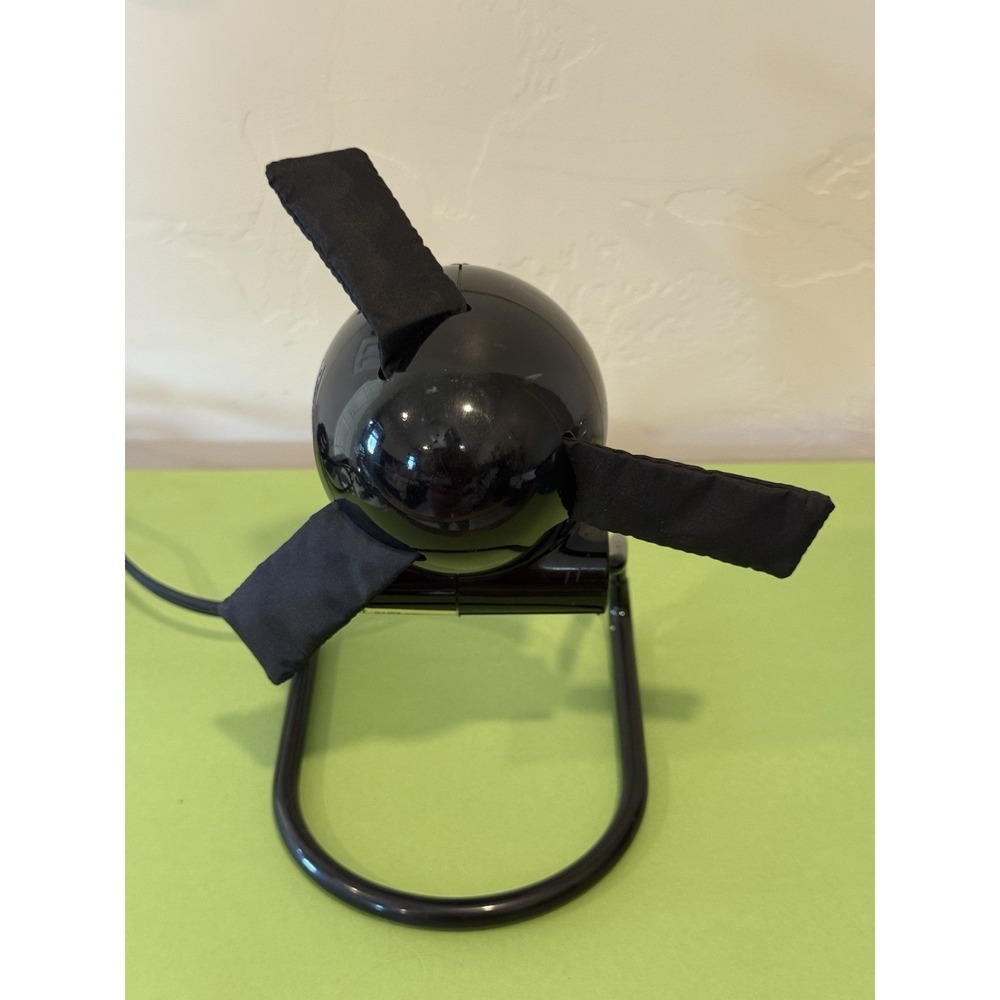 Vornado Zippi Compact Personal Fan Retro Style Soft Fabric Blades (Black)